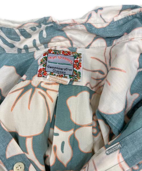 reyn spooner（レイン スプナー）reyn spooner (レイン スプナー) アロハシャツ グリーン サイズ:Mの古着・服飾アイテム