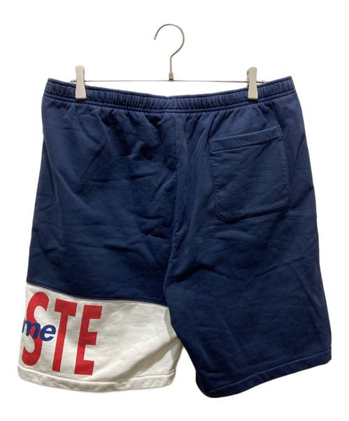 SUPREME（シュプリーム）SUPREME (シュプリーム) LACOSTE (ラコステ) Lacoste Logo Panel Sweat Short ネイビー サイズ:XLの古着・服飾アイテム