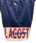 中古・古着 SUPREME (シュプリーム) LACOSTE (ラコステ) Lacoste Logo Panel Sweat Short ネイビー サイズ:XL：10000円