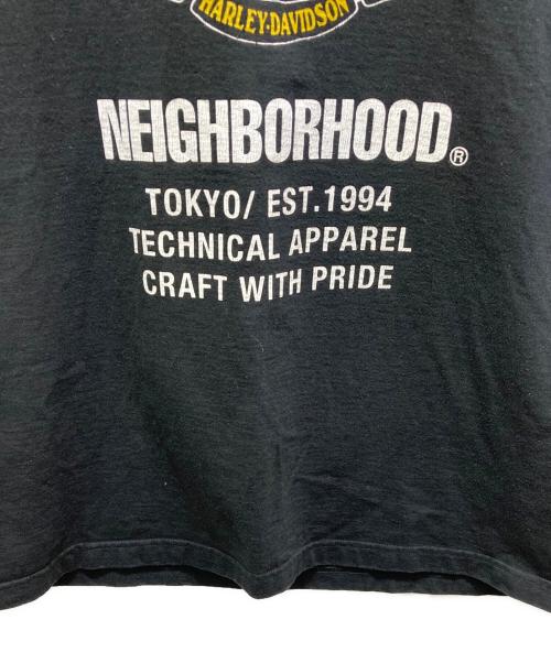 NEIGHBORHOOD（ネイバーフッド）NEIGHBORHOOD (ネイバーフッド) HARLEY-DAVIDSON (ハーレーダビッドソン) H-D Tee SS CO ブラック サイズ:Lの古着・服飾アイテム