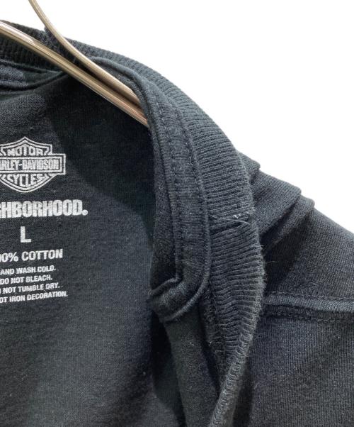 NEIGHBORHOOD（ネイバーフッド）NEIGHBORHOOD (ネイバーフッド) HARLEY-DAVIDSON (ハーレーダビッドソン) H-D Tee SS CO ブラック サイズ:Lの古着・服飾アイテム