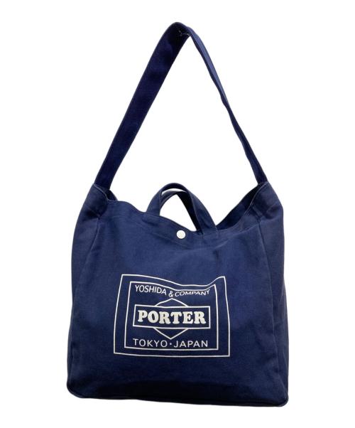 PORTER（ポーター）PORTER (ポーター) 2WAYショルダーバッグ ネイビーの古着・服飾アイテム