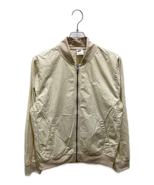 NIKE（ナイキ）NIKE (ナイキ) UNLINED WOVEN BOMBER JACKET ベージュ サイズ:Sの古着・服飾アイテム