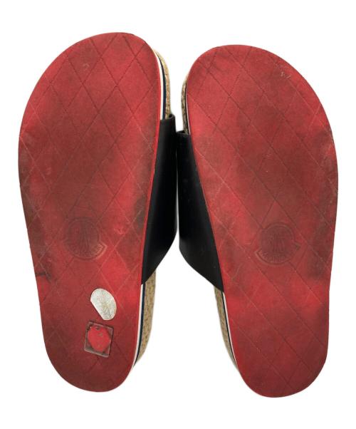 MONCLER（モンクレール）MONCLER (モンクレール) スライドサンダル ブラック サイズ:39の古着・服飾アイテム