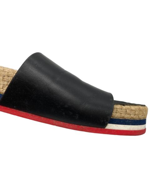 MONCLER（モンクレール）MONCLER (モンクレール) スライドサンダル ブラック サイズ:39の古着・服飾アイテム