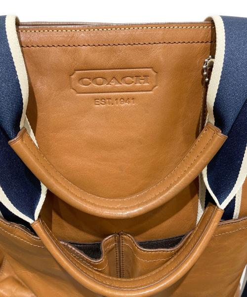 COACH（コーチ）COACH (コーチ) 2WAYハンドバッグ ブラウンの古着・服飾アイテム