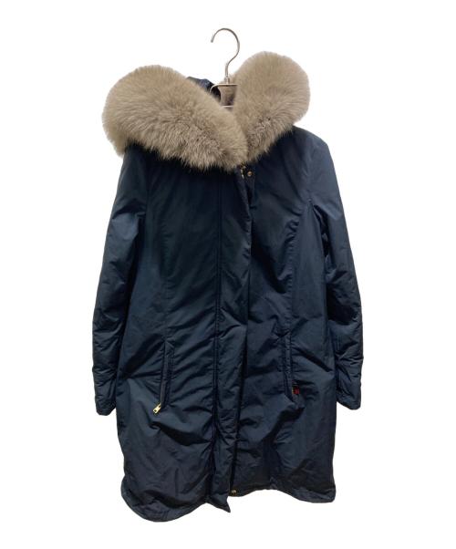 WOOLRICH（ウールリッチ）WOOLRICH (ウールリッチ) IENA (イエナ) BOW BRIDGE　ダウンコート ブラック サイズ:XSの古着・服飾アイテム