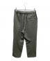 MARKAWARE (マーカウェア) 2/80 ORGANIC WOOL TYPEWRITER EASY ARMY TROUSERS グリーン サイズ:M：18000円