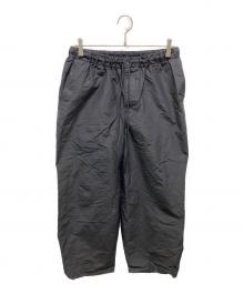 MARKA（マーカ）の古着「ADJUSTABLE HEM EASY WIDE PANTS」｜ブラック