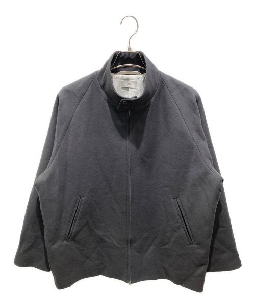 ATON（エイトン）ATON (エイトン) SUPER 160S DOUBLE SAXONY HARRINGTON JACKET グレー サイズ:4の古着・服飾アイテム