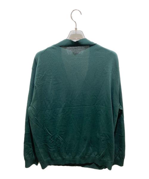 ATON（エイトン）ATON (エイトン) Fresca Knit Oversized Cardigan グリーン サイズ:6の古着・服飾アイテム