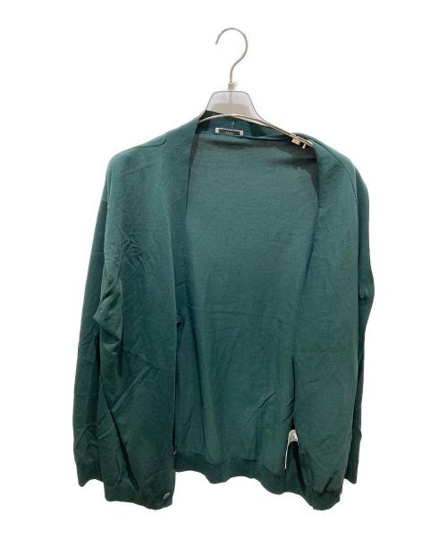 ATON（エイトン）ATON (エイトン) Fresca Knit Oversized Cardigan グリーン サイズ:6の古着・服飾アイテム