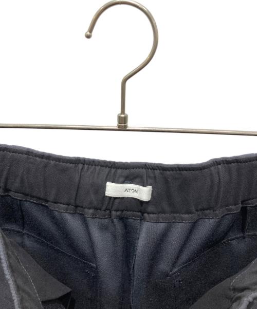 ATON（エイトン）ATON (エイトン) BACK SATIN UTILITY PANTS グレー サイズ:6の古着・服飾アイテム