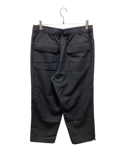 ATON（エイトン）ATON (エイトン) BACK SATIN UTILITY PANTS ブラック サイズ:6の古着・服飾アイテム