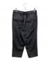 ATON (エイトン) BACK SATIN UTILITY PANTS ブラック サイズ:6：20000円