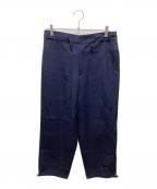 ATONエイトン）の古着「BACK SATIN UTILITY PANTS」｜ネイビー