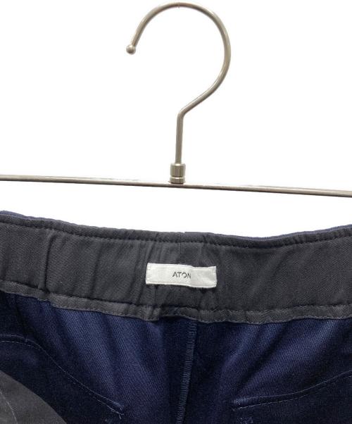 ATON（エイトン）ATON (エイトン) BACK SATIN UTILITY PANTS ネイビー サイズ:6の古着・服飾アイテム