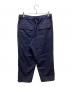 ATON (エイトン) BACK SATIN UTILITY PANTS ネイビー サイズ:6：18000円