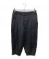 Graphpaper（グラフペーパー）の古着「Boiled Wool Wide Easy Pants」｜ブラック