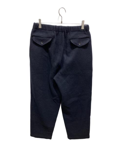 MARKA（マーカ）MARKA (マーカ) P130's WOOL NAPPING COCOON WIDE EASY PANTS　P130's ウールナッピングコクーンワイドイージーパンツ ネイビー サイズ:Ｍの古着・服飾アイテム