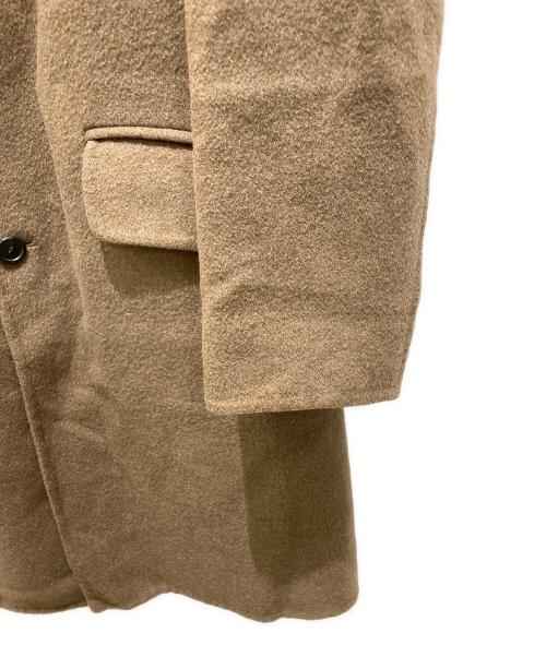 dunhill（ダンヒル）dunhill (ダンヒル) カシミヤ混ウールコート ブラウン サイズ:Mの古着・服飾アイテム