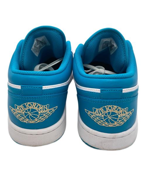 NIKE（ナイキ）NIKE (ナイキ) AIR JORDAN 1 LOW CELESTIAL GOLD-AQUATONE ブルー サイズ:28の古着・服飾アイテム