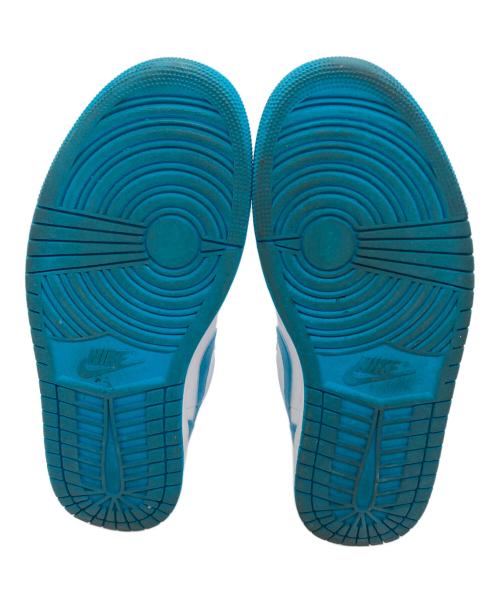 NIKE（ナイキ）NIKE (ナイキ) AIR JORDAN 1 LOW CELESTIAL GOLD-AQUATONE ブルー サイズ:28の古着・服飾アイテム