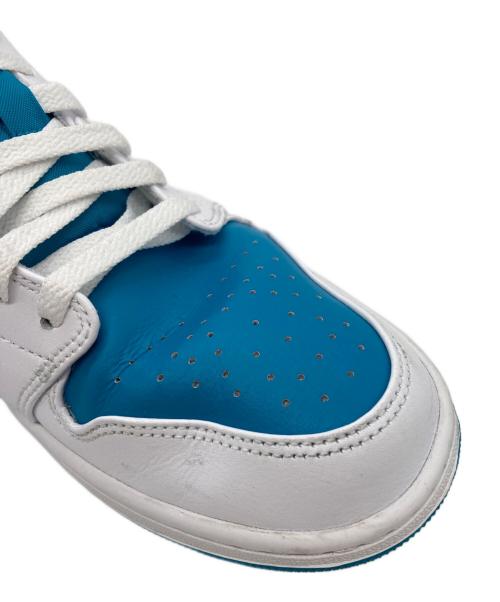 NIKE（ナイキ）NIKE (ナイキ) AIR JORDAN 1 LOW CELESTIAL GOLD-AQUATONE ブルー サイズ:28の古着・服飾アイテム