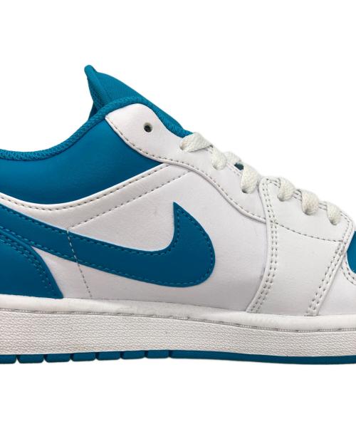 NIKE（ナイキ）NIKE (ナイキ) AIR JORDAN 1 LOW CELESTIAL GOLD-AQUATONE ブルー サイズ:28の古着・服飾アイテム