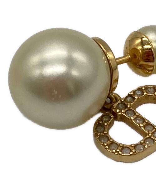 Christian Dior（クリスチャン ディオール）Christian Dior (クリスチャン ディオール) トライバルパールピアス ゴールドの古着・服飾アイテム