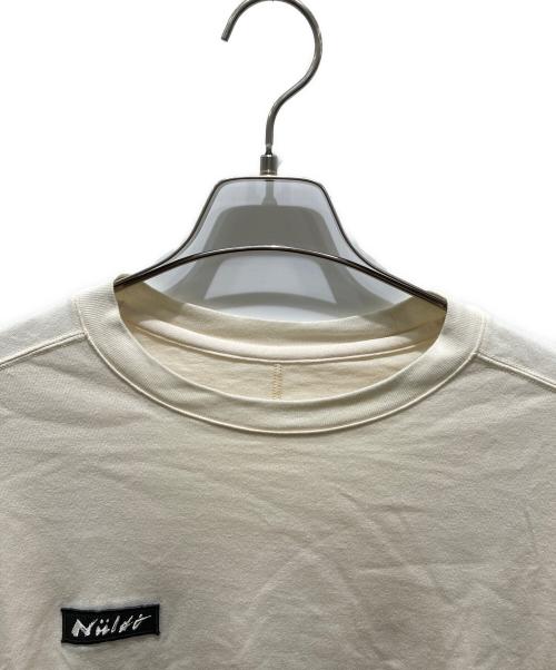 nuldo（ニュルド）nuldo (ニュルド) BOX LOGO COTTON T-SHIRT ベージュ サイズ:Fの古着・服飾アイテム
