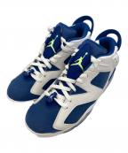 NIKEナイキ）の古着「AIR JORDAN 6 RETRO LOW」｜ブルー×ホワイト