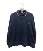 FRED PERRY×BEAMSフレッドペリー×ビームス）の古着「長袖ポロシャツ」｜ネイビー