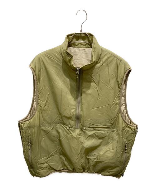 DAIWA（ダイワ）DAIWA (ダイワ) TECH REVERSIBLE PULLOVER PUFF VEST　テックリバーシブルプルオーバーパフベスト カーキ サイズ:XLの古着・服飾アイテム