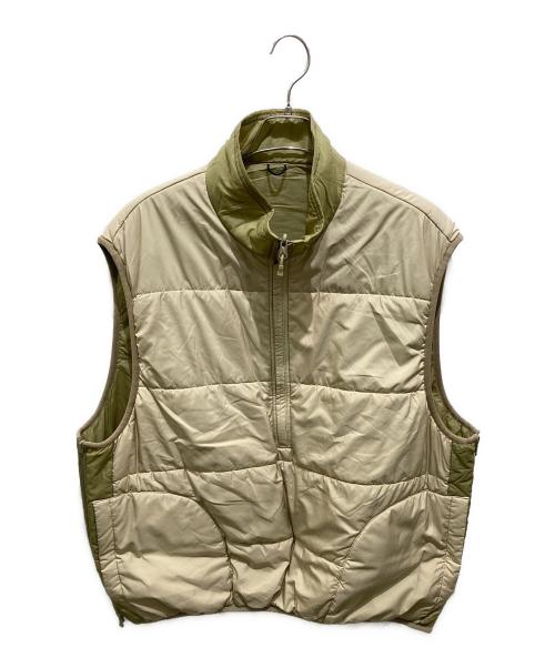 DAIWA（ダイワ）DAIWA (ダイワ) TECH REVERSIBLE PULLOVER PUFF VEST　テックリバーシブルプルオーバーパフベスト カーキ サイズ:XLの古着・服飾アイテム