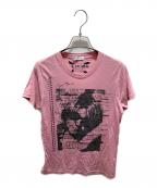 Hysteric Glamourヒステリックグラマー）の古着「プリントTシャツ」｜ピンク