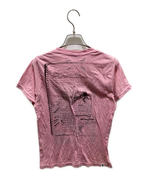 Hysteric Glamour（ヒステリックグラマー）Hysteric Glamour (ヒステリックグラマー) プリントTシャツ ピンク サイズ:FREEの古着・服飾アイテム