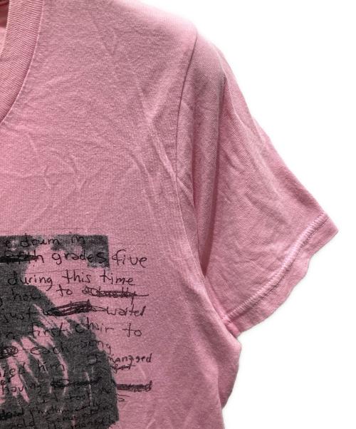 Hysteric Glamour（ヒステリックグラマー）Hysteric Glamour (ヒステリックグラマー) プリントTシャツ ピンク サイズ:FREEの古着・服飾アイテム