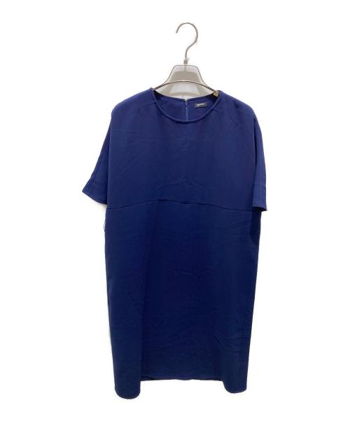 JIL SANDER（ジルサンダー）JIL SANDER (ジルサンダー) 半袖ワンピース ブルー サイズ:34の古着・服飾アイテム