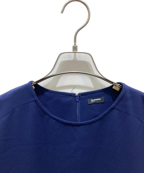 JIL SANDER（ジルサンダー）JIL SANDER (ジルサンダー) 半袖ワンピース ブルー サイズ:34の古着・服飾アイテム