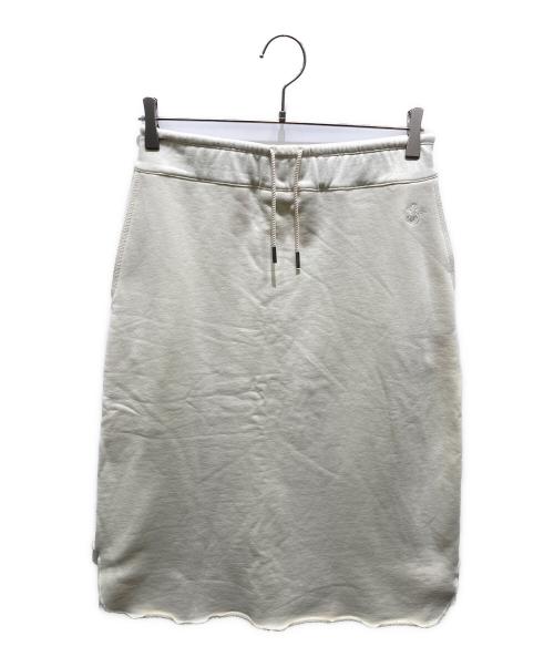 JIL SANDER+（ジルサンダープラス）JIL SANDER+ (ジルサンダープラス) スウェットスカート アイボリー サイズ:Sの古着・服飾アイテム