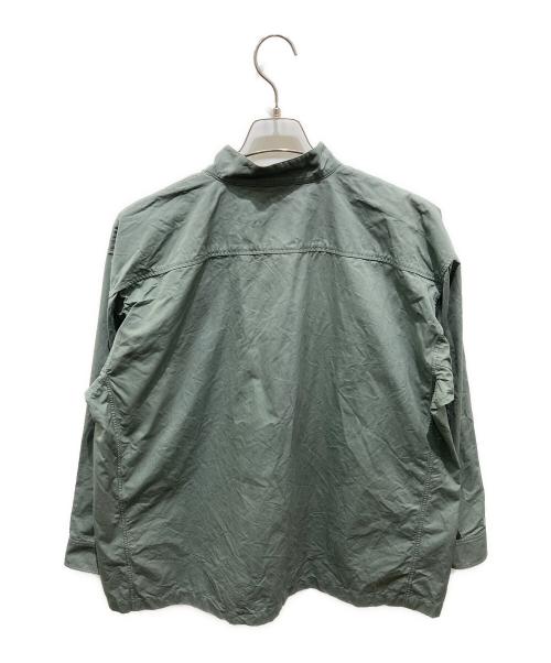 JIL SANDER（ジルサンダー）JIL SANDER (ジルサンダー) Marianne Relaxed Cotton Shirt グリーン サイズ:32の古着・服飾アイテム