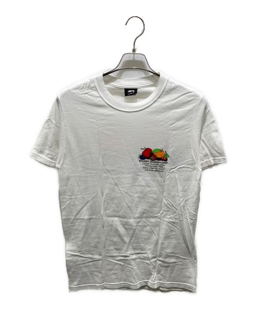 stussy（ステューシー）stussy (ステューシー) FRESH FRUIT TEE ホワイト サイズ:Sの古着・服飾アイテム