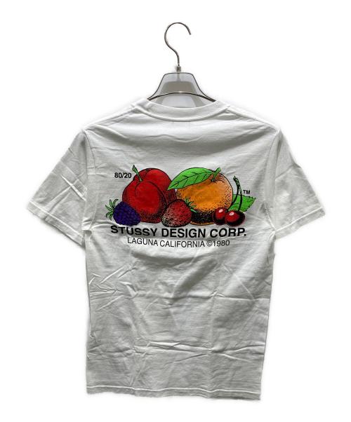stussy（ステューシー）stussy (ステューシー) FRESH FRUIT TEE ホワイト サイズ:Sの古着・服飾アイテム