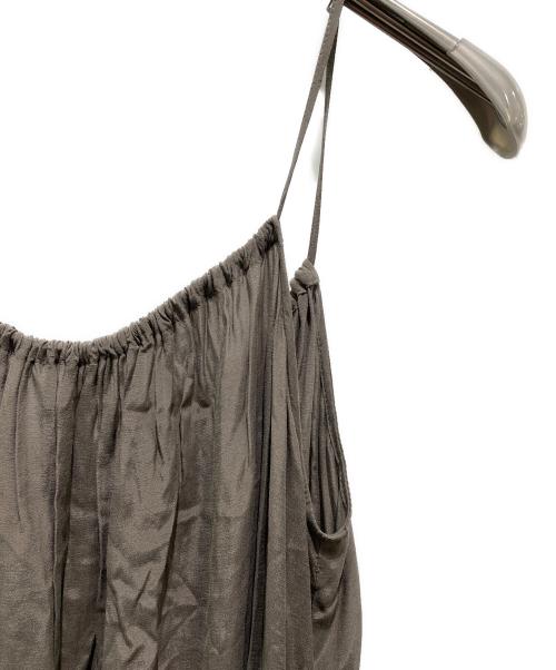 Lisiere（リジェール）Lisiere (リジェール) Wash Gather Onepiece ブラウン サイズ:記載無しの為実寸参照の古着・服飾アイテム