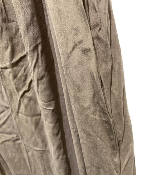 Lisiere（リジェール）Lisiere (リジェール) Wash Gather Onepiece ブラウン サイズ:記載無しの為実寸参照の古着・服飾アイテム