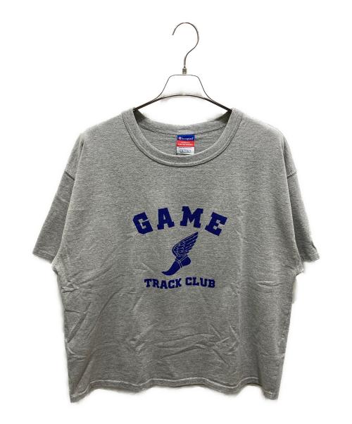 Champion（チャンピオン）Champion (チャンピオン) 半袖Tシャツ グレー サイズ:XLの古着・服飾アイテム