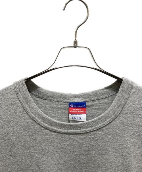 Champion（チャンピオン）Champion (チャンピオン) 半袖Tシャツ グレー サイズ:XLの古着・服飾アイテム