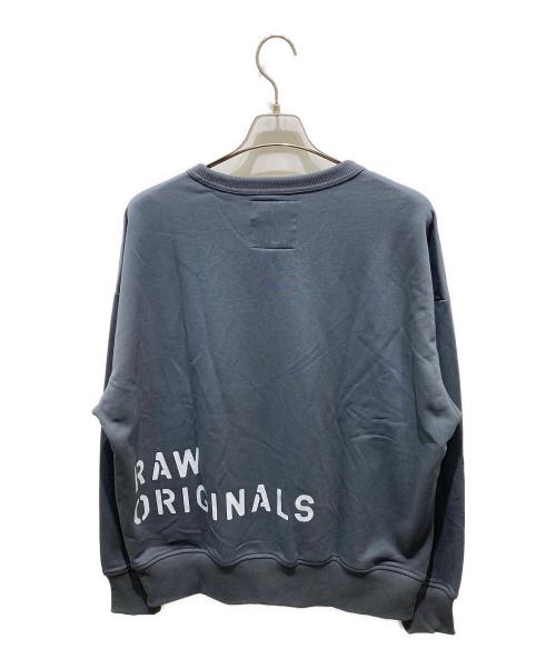 G-STAR RAW（ジースターロゥ）G-STAR RAW (ジースターロゥ) Multi Graphic Oversized Sweater グレー サイズ:Ｌの古着・服飾アイテム