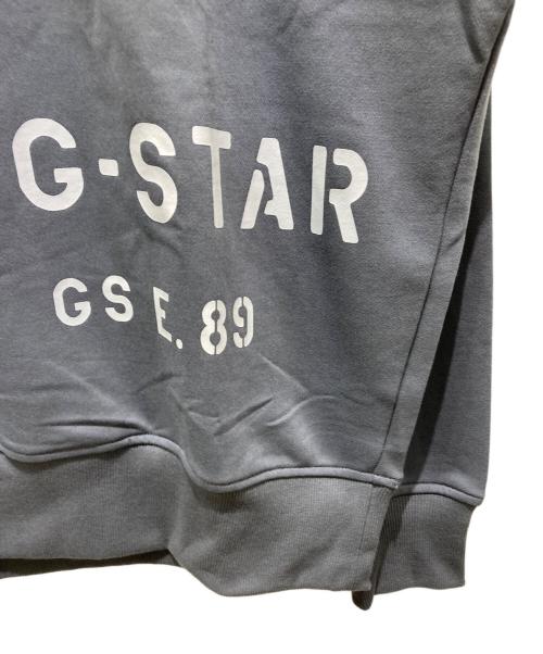 G-STAR RAW（ジースターロゥ）G-STAR RAW (ジースターロゥ) Multi Graphic Oversized Sweater グレー サイズ:Ｌの古着・服飾アイテム
